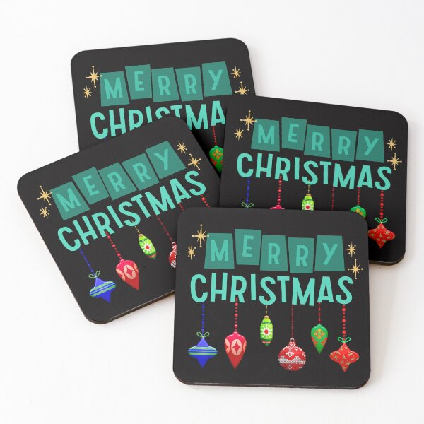 Item preview, Retro Merry Christmas Ornaments  designed and sold by BeansHotTees.