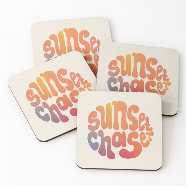 Item preview, Sunset Chaser | lettering beach day sunshine vibes designed and sold by isamii.