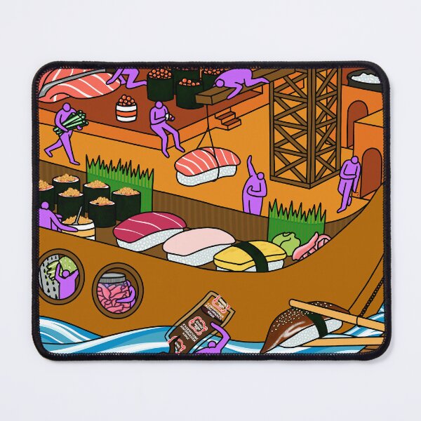 Item preview, Sushi Shipyards designed and sold by MiXTPAiNTS.