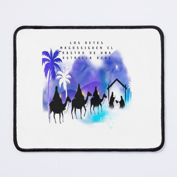 Item preview, The Three Wise Men follow the trail of a blue star designed and sold by Venezolanos en palabras.