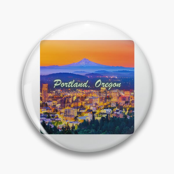 Item preview, Portland Oregon In An Oil Painting Style Design designed and sold by OregonsOwn.