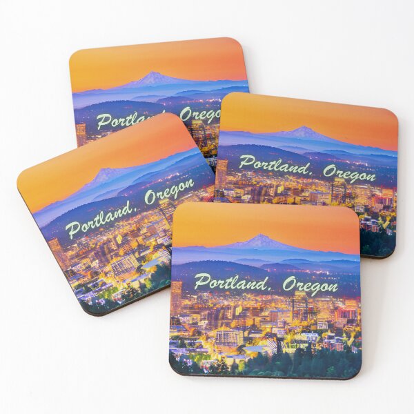 Item preview, Portland Oregon In An Oil Painting Style Design designed and sold by OregonsOwn.