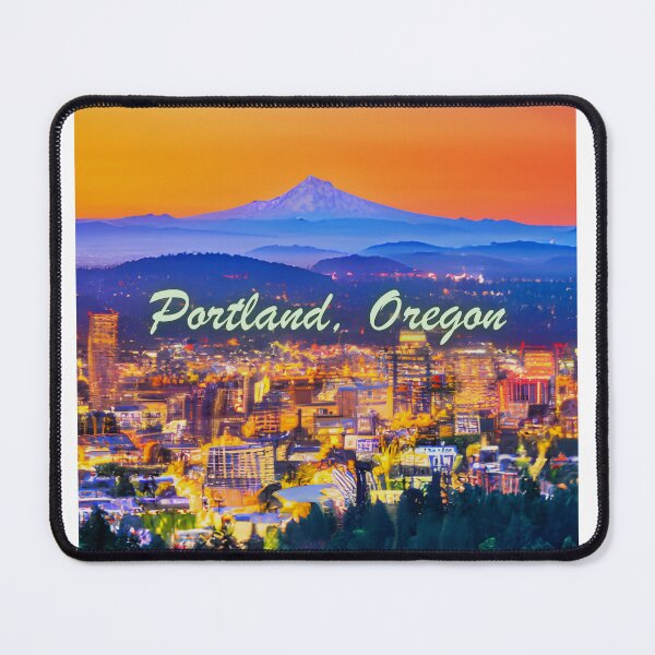 Item preview, Portland Oregon In An Oil Painting Style Design designed and sold by OregonsOwn.