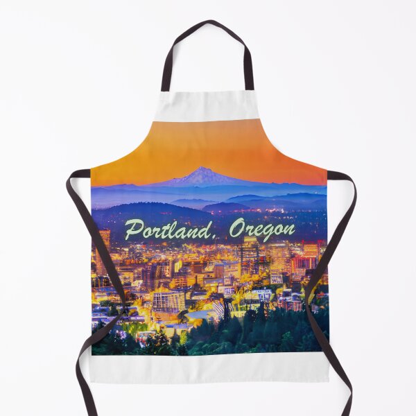 Item preview, Portland Oregon In An Oil Painting Style Design designed and sold by OregonsOwn.