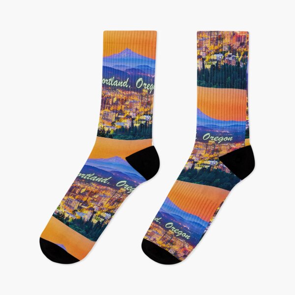 Item preview, Portland Oregon In An Oil Painting Style Design designed and sold by OregonsOwn.