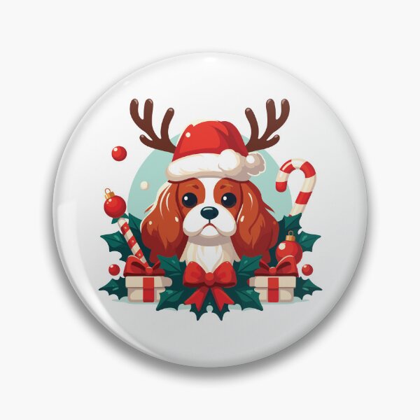 Aperçu de l'œuvre Délice de Noël Cavalier King Charles Spaniel créée et vendue par Arterx.