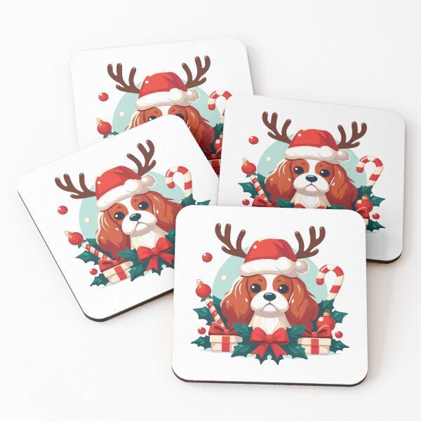 Item preview, Cavalier King Charles Spaniel Christmas Delight designed and sold by Arterx.