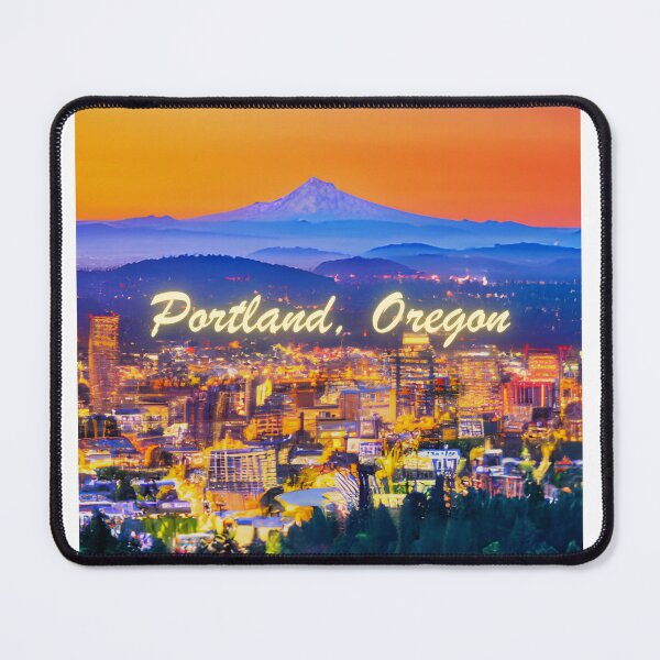 Item preview, Portland Oregon In An Oil Painting Style Design designed and sold by OregonsOwn.