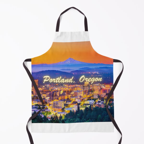 Item preview, Portland Oregon In An Oil Painting Style Design designed and sold by OregonsOwn.
