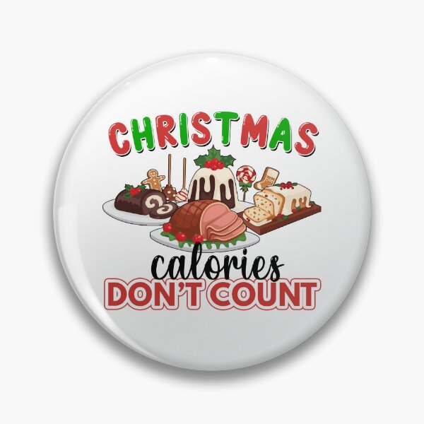 Item preview, Christmas Design "Christmas Calories Don't Count" Black designed and sold by Monies-Designs.