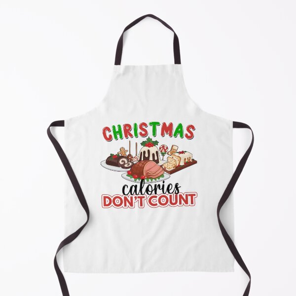 Item preview, Christmas Design "Christmas Calories Don't Count" Black designed and sold by Monies-Designs.