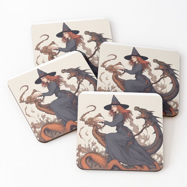 Item preview, a bruxa e o dragao designed and sold by Luhgoveiia.