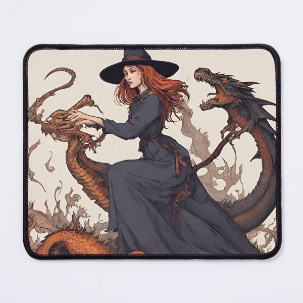 Item preview, a bruxa e o dragao designed and sold by Luhgoveiia.