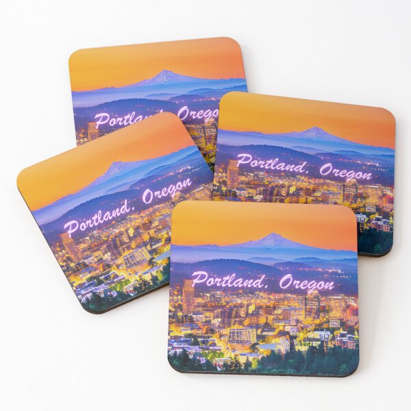 Item preview, Portland Oregon In An Oil Painting Style Design designed and sold by OregonsOwn.