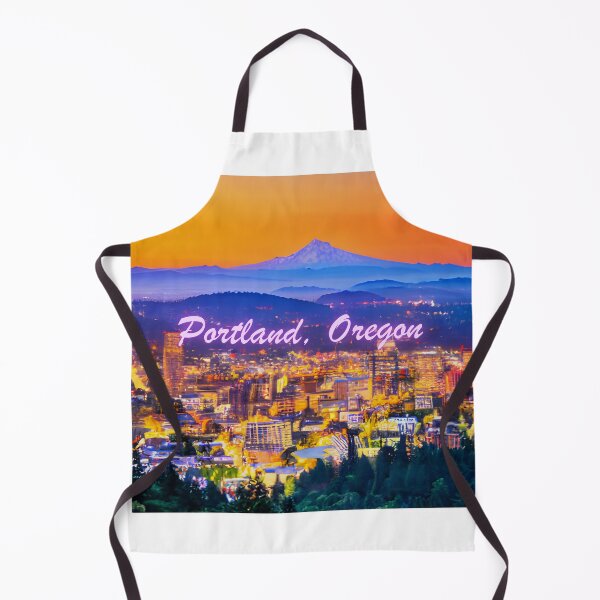 Item preview, Portland Oregon In An Oil Painting Style Design designed and sold by OregonsOwn.