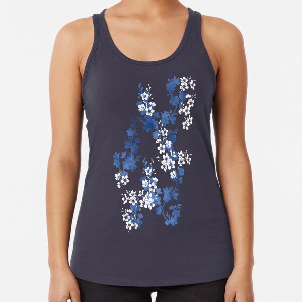 Item preview, Sakura blossom in deep blue designed and sold by adenaJ.