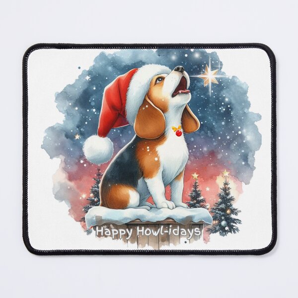 Item preview, Happy Holidays Christmas Beagle Dog designed and sold by Creative868.