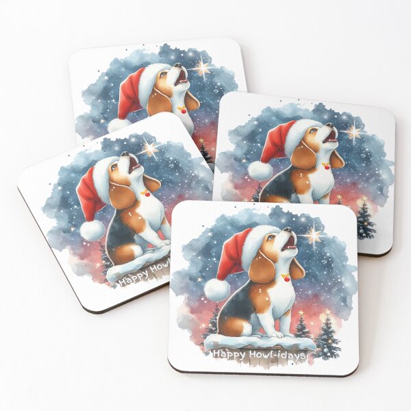 Item preview, Happy Holidays Christmas Beagle Dog designed and sold by Creative868.