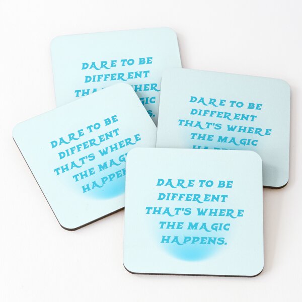 Item preview, Dare to be different; that's where the magic happens. designed and sold by THEKARIMASTORE.