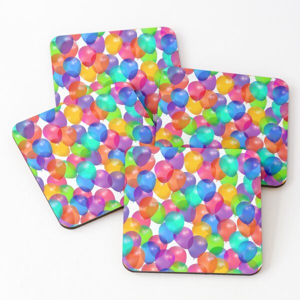 Item preview, Bright Colorful Birthday Balloons designed and sold by ArtfulFreddy.