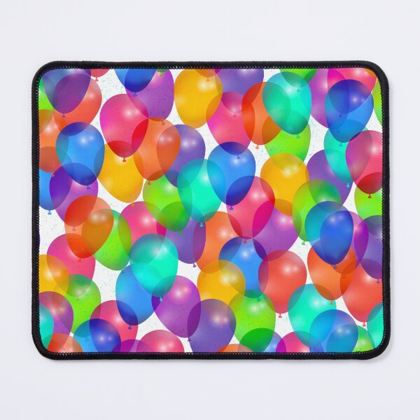 Item preview, Bright Colorful Birthday Balloons designed and sold by ArtfulFreddy.