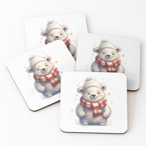 Item preview, Watercolor polar bear designed and sold by MendaciousMina.