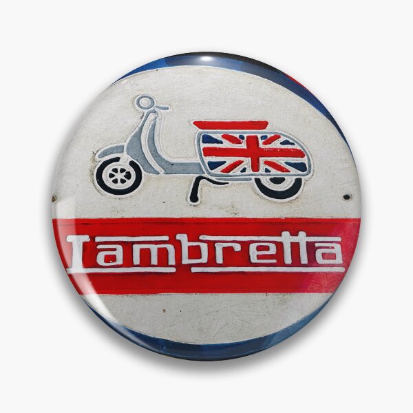 Item preview, vintage Lambretta advertising signs designed and sold by RoyalTarget.