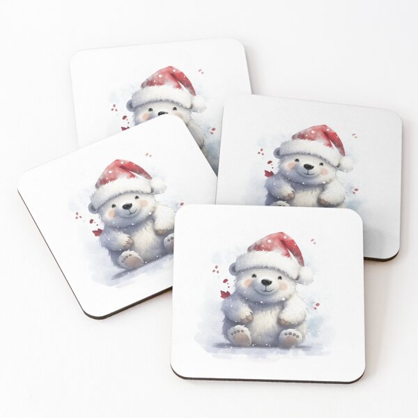 Item preview, Watercolor polar bear designed and sold by MendaciousMina.