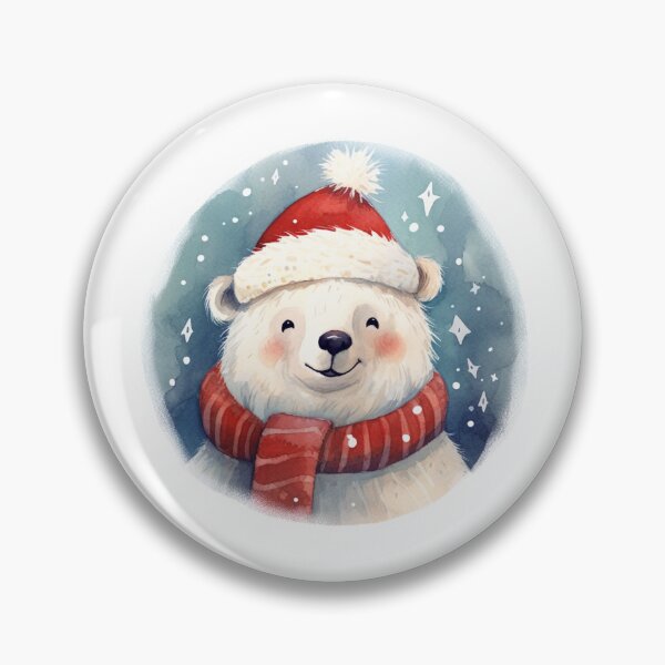 Item preview, Watercolor polar bear designed and sold by MendaciousMina.