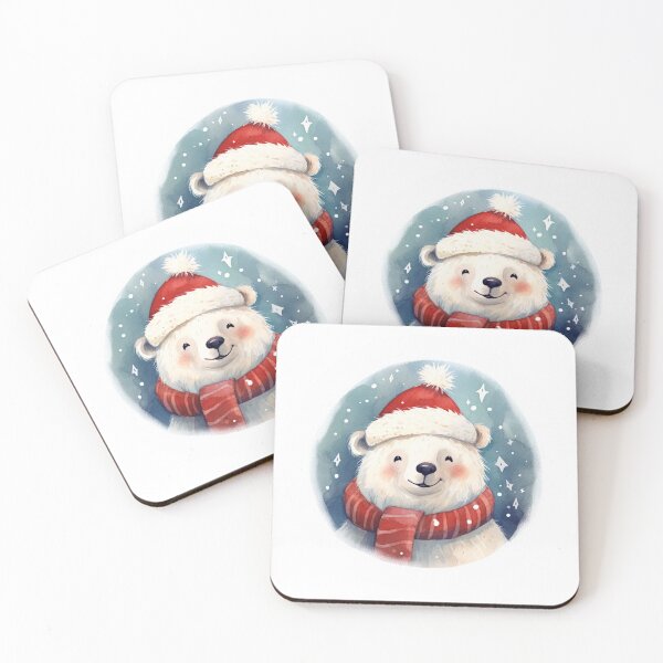 Item preview, Watercolor polar bear designed and sold by MendaciousMina.