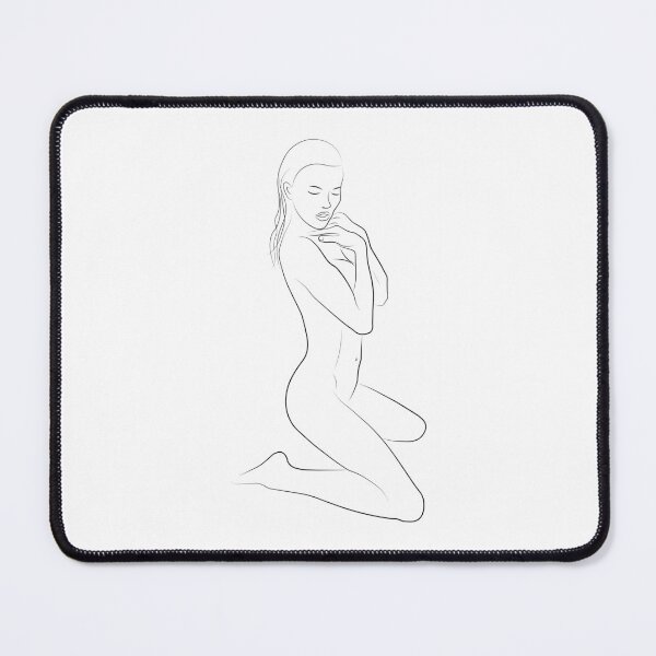 Item preview, Sensual Model Posing. Naked Woman Line Art designed and sold by dk-design85.