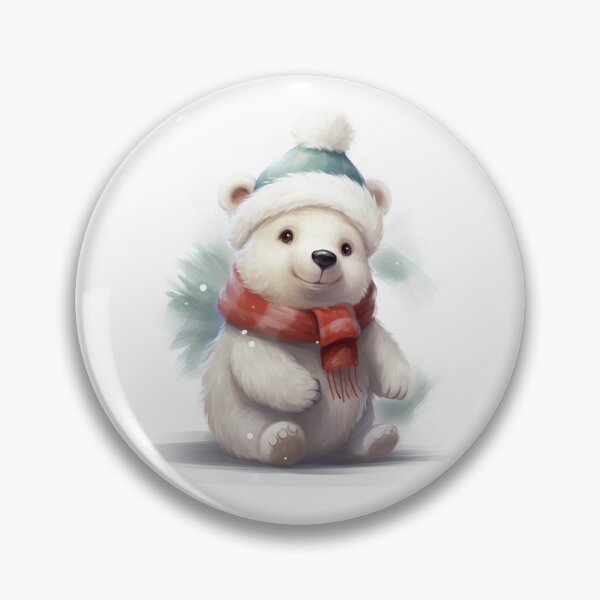 Item preview, Watercolor polar bear designed and sold by MendaciousMina.