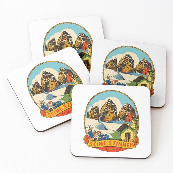 Item preview, Tre Cime Dolomites Italy Vintage Style designed and sold by Decal Mania.