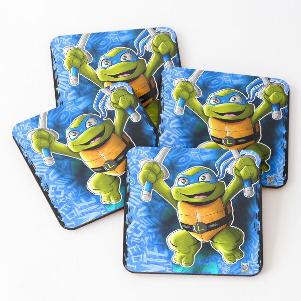 Item preview, Mutant Turtle Tot Leonardo Mayhem designed and sold by Shell Shocked Studio.