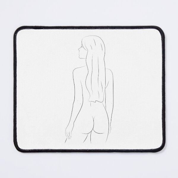 Item preview, Sexy Naked Girl Line Art Sensual Model Posing designed and sold by dk-design85.