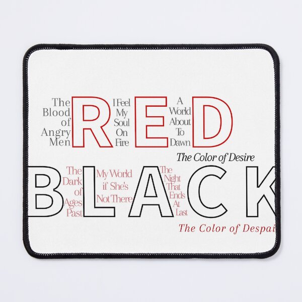 Item preview, Red/Black Les Miserables designed and sold by Hope Edwards.