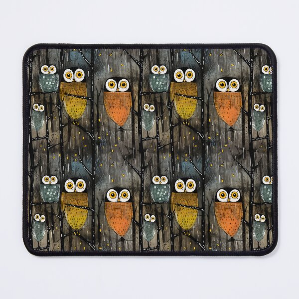 Item preview, abstract owls #2 designed and sold by darkartsflowers.