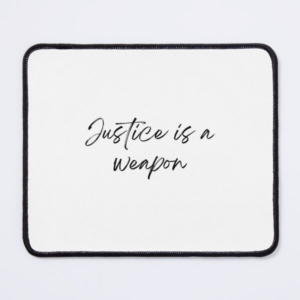 Item preview, Justice is a weapon Dazai Osamu quote designed and sold by DetectiveDog.