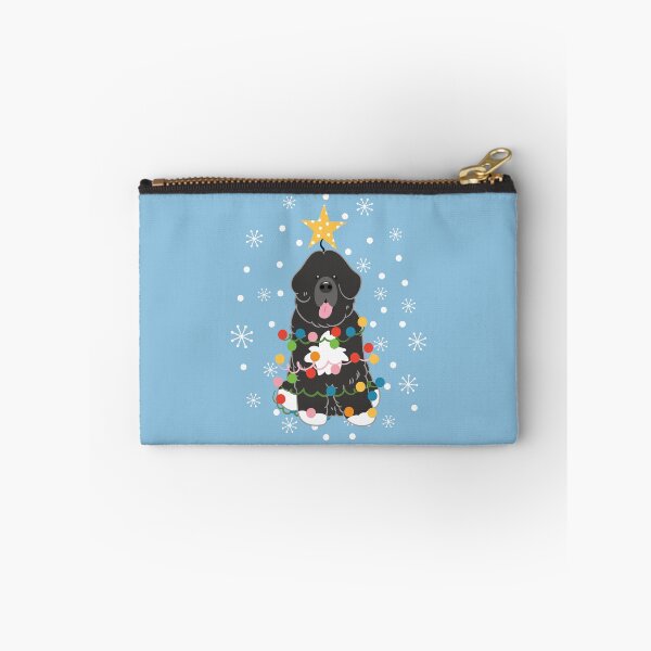 Item preview, Newfie Newfoundland Dog Christmas Tree - Black White 3 designed and sold by Lulupainting.