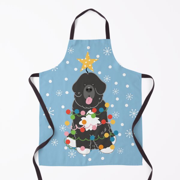 Item preview, Newfie Newfoundland Dog Christmas Tree - Black White 3 designed and sold by Lulupainting.