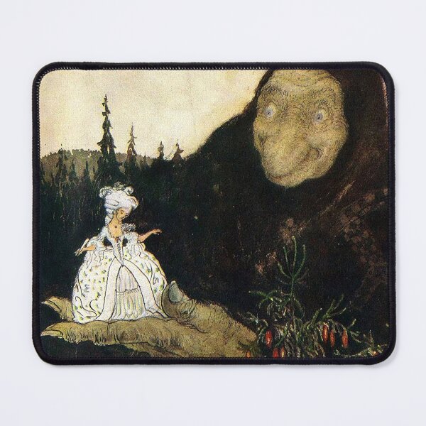 Item preview, Troll Gumma with Tinka Lilifot-Goldenhair - John Bauer designed and sold by forgottenbeauty.