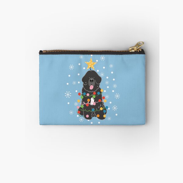 Item preview, Newfie Newfoundland Dog Christmas Tree - Black White 4 designed and sold by Lulupainting.
