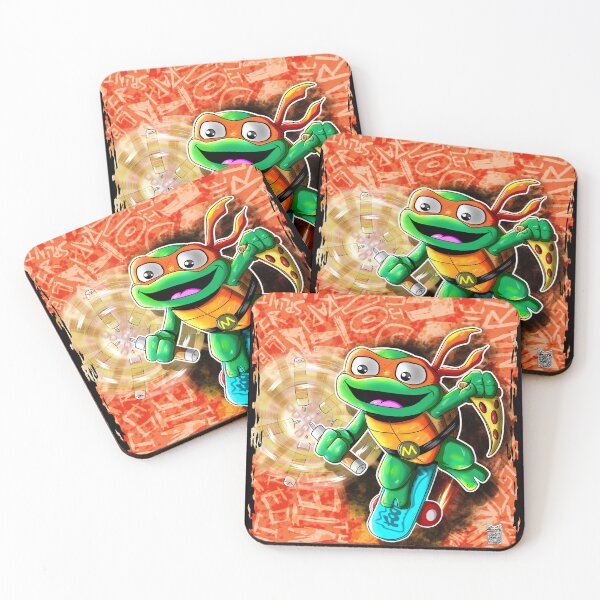 Item preview, Mutant Turtle Tot Michelangelo Mayhem designed and sold by Shell Shocked Studio.