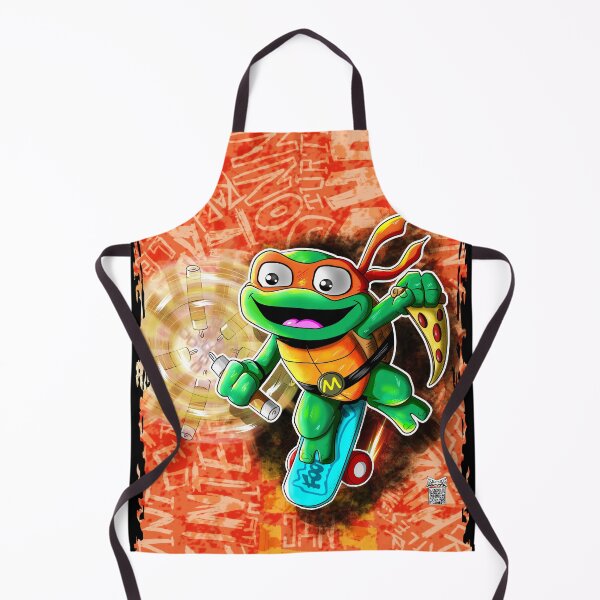 Item preview, Mutant Turtle Tot Michelangelo Mayhem designed and sold by Shell Shocked Studio.