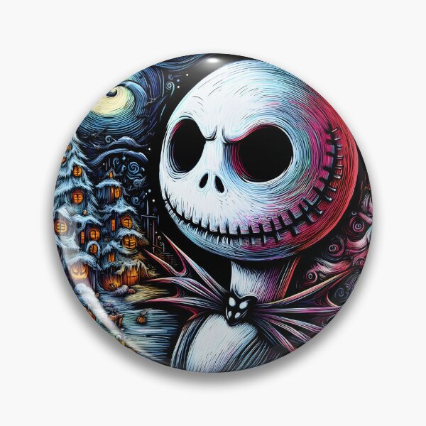 Artikelvorschau, Tauchen Sie ein in den Weihnachtszauber: Einzigartige Kunst von Jack Skellington für eine zeitgemäße und festliche Feier. entworfen und verkauft von InsaneLEDP.