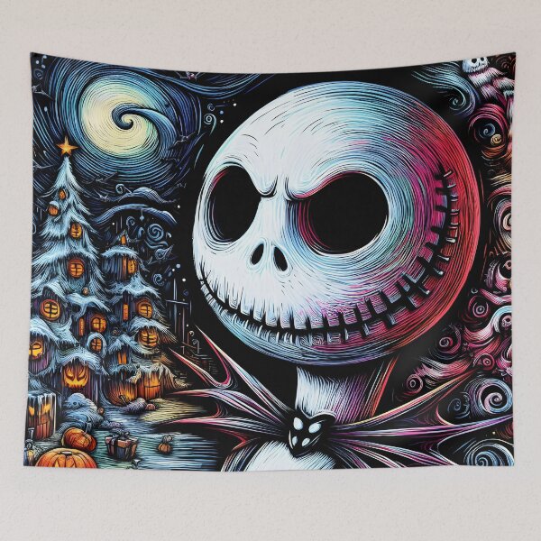 Item preview, Dive into Holiday Magic: Unique Jack Skellington Art for a Contemporary and Festive Celebration! designed and sold by InsaneLEDP.