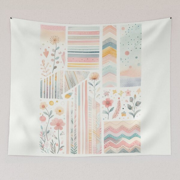 Item preview, Pastel Patterns | Watercolor designed and sold by kathryn-naomi.