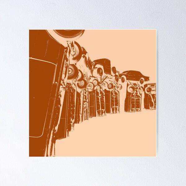Item preview, carhenge print by leapdaze design designed and sold by LeapDaze.