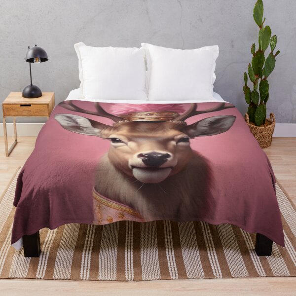 Item preview, Painting pink deer designed and sold by Carinaprint.