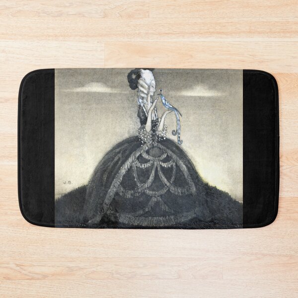 Item preview, Flicka With the Blue Bird - John Bauer designed and sold by forgottenbeauty.
